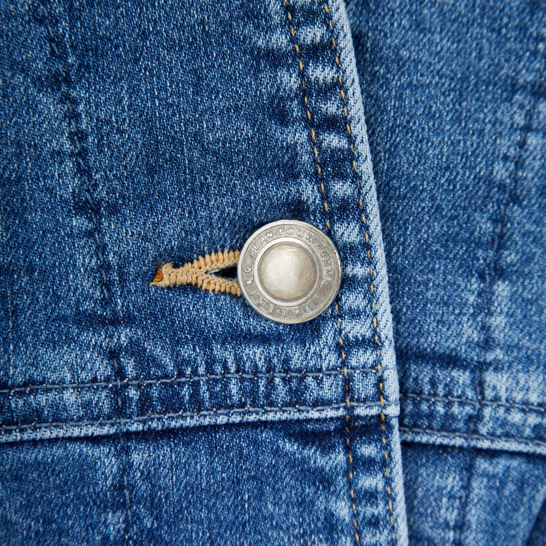 SOMETHING [サムシング] ペプラムデニムビスチェ [ST123] 98 L.BLUE