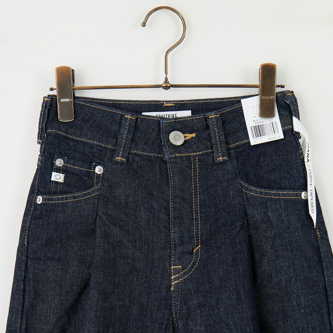SOMETHING [サムシング] HANAタックカーブデニムパンツ [SEA880] 00 O.W