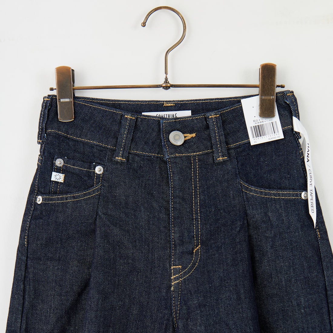 SOMETHING [サムシング] HANAタックカーブデニムパンツ [SEA880] 00 O.W