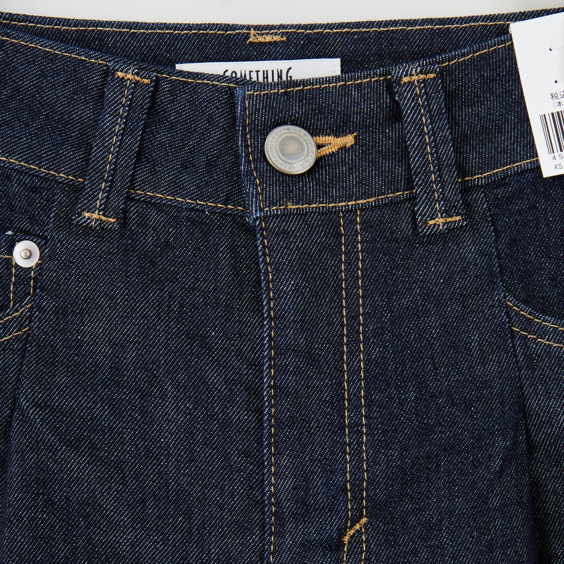 SOMETHING [サムシング] HANAタックカーブデニムパンツ [SEA880] 00 O.W