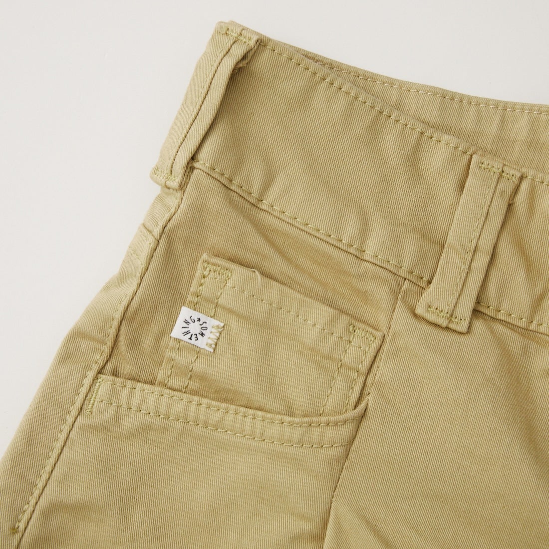 SOMETHING [サムシング] HANAタックカーブデニムパンツ [SEA880] 14 BEIGE