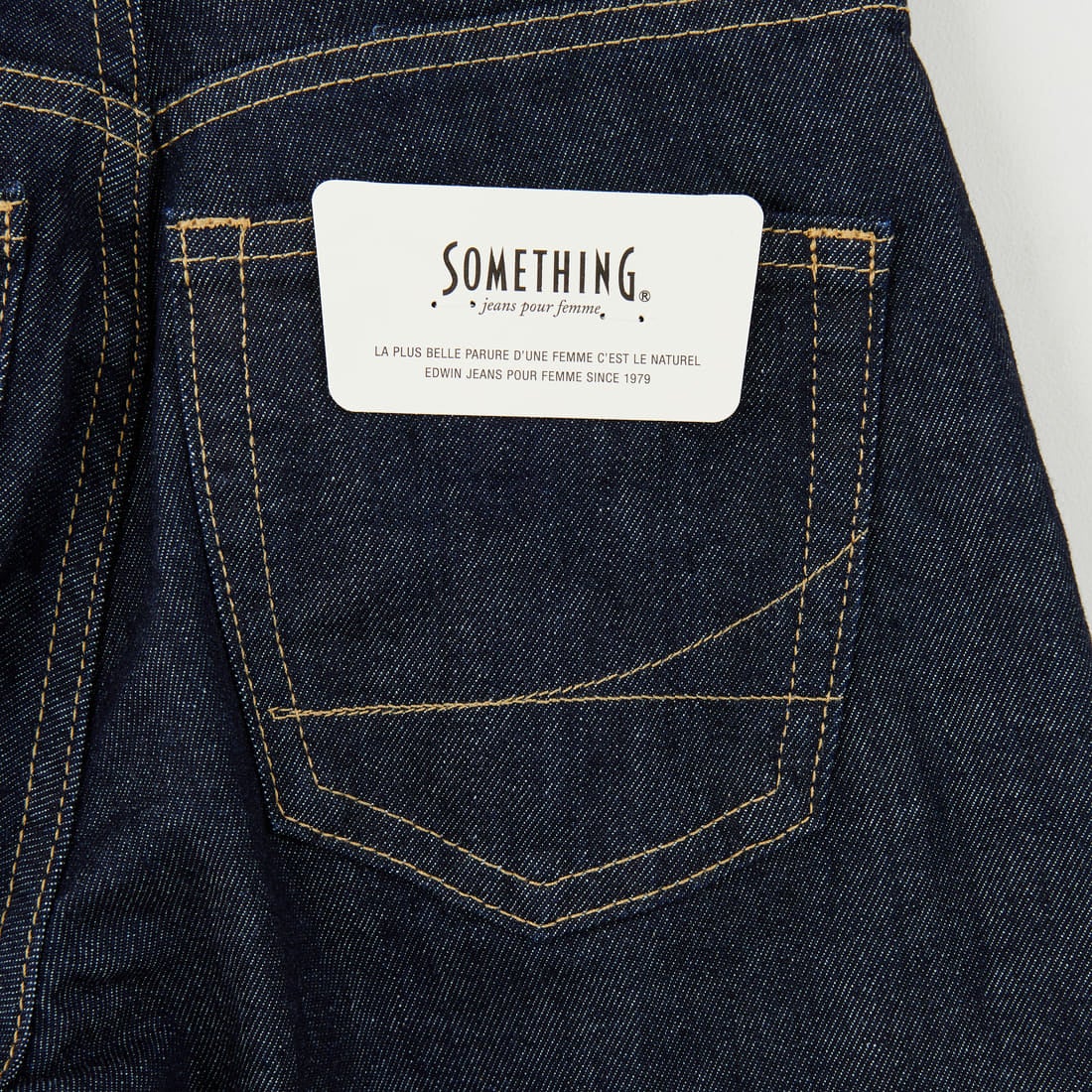 SOMETHING [サムシング] HANAタックカーブデニムパンツ [SEA880] 00 O.W