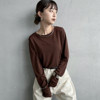 28 BROWN&&モデル身長：150cm 着用サイズ：F&&