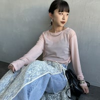 41 PINK&&モデル身長：150cm 着用サイズ：F&&