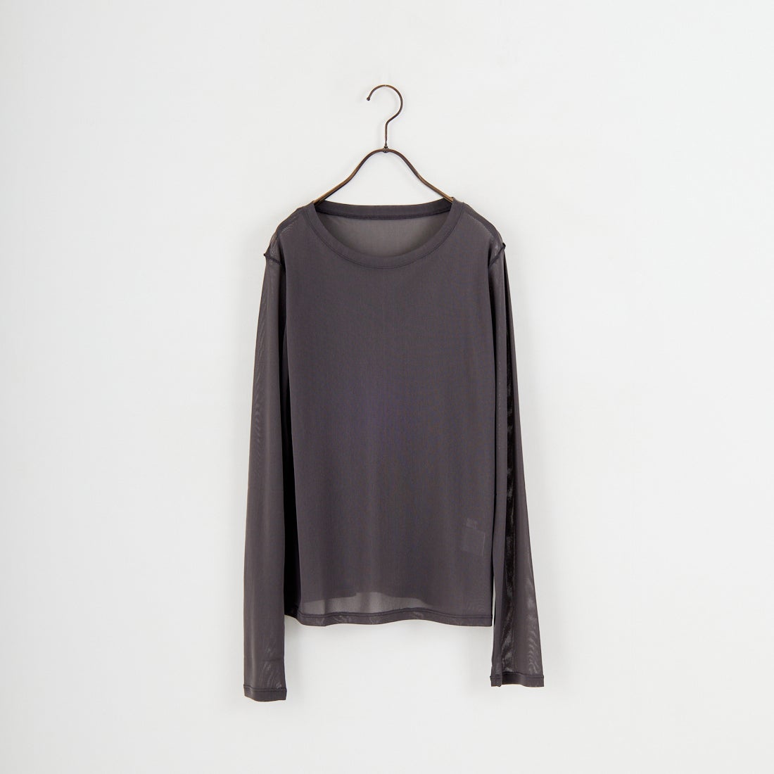 nenom [ネノム] クルーネック シアーカットソー [NE25112034] 08 CHARCOA