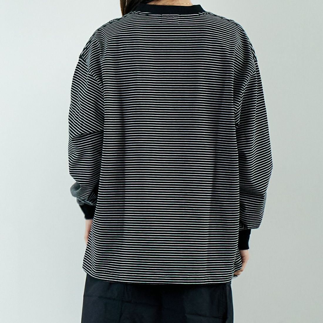 SLICK [スリック] MVS天竺 ロングスリーブドロストボーダーTシャツ