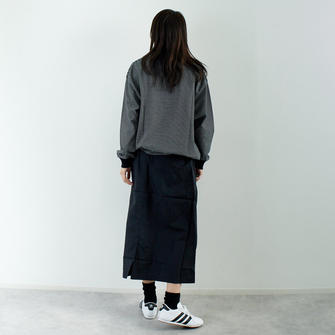 SLICK [スリック] MVS天竺 ロングスリーブドロストボーダーTシャツ