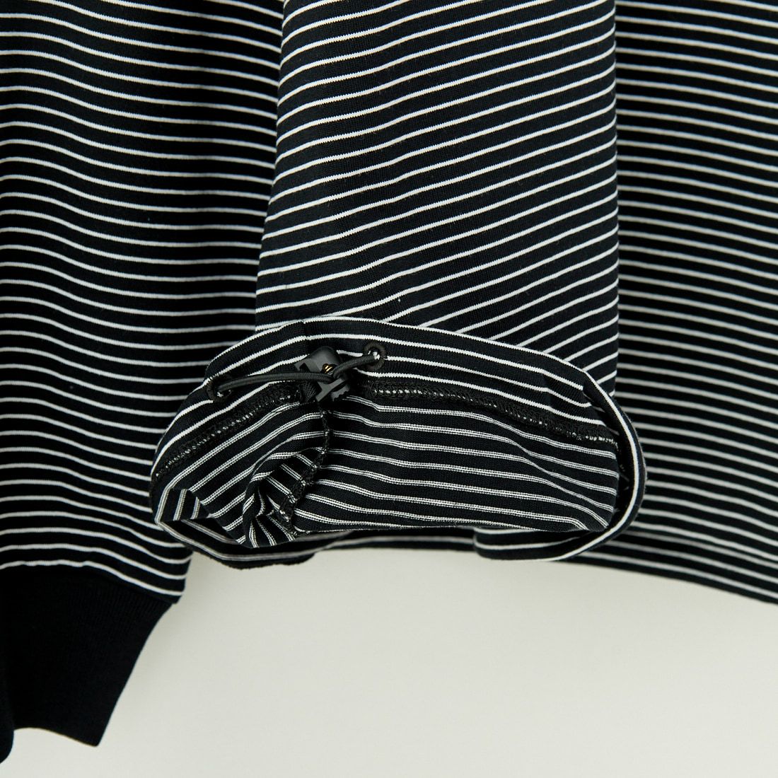 SLICK [スリック] MVS天竺 ロングスリーブドロストボーダーTシャツ [5155849] 700 BLK/WH