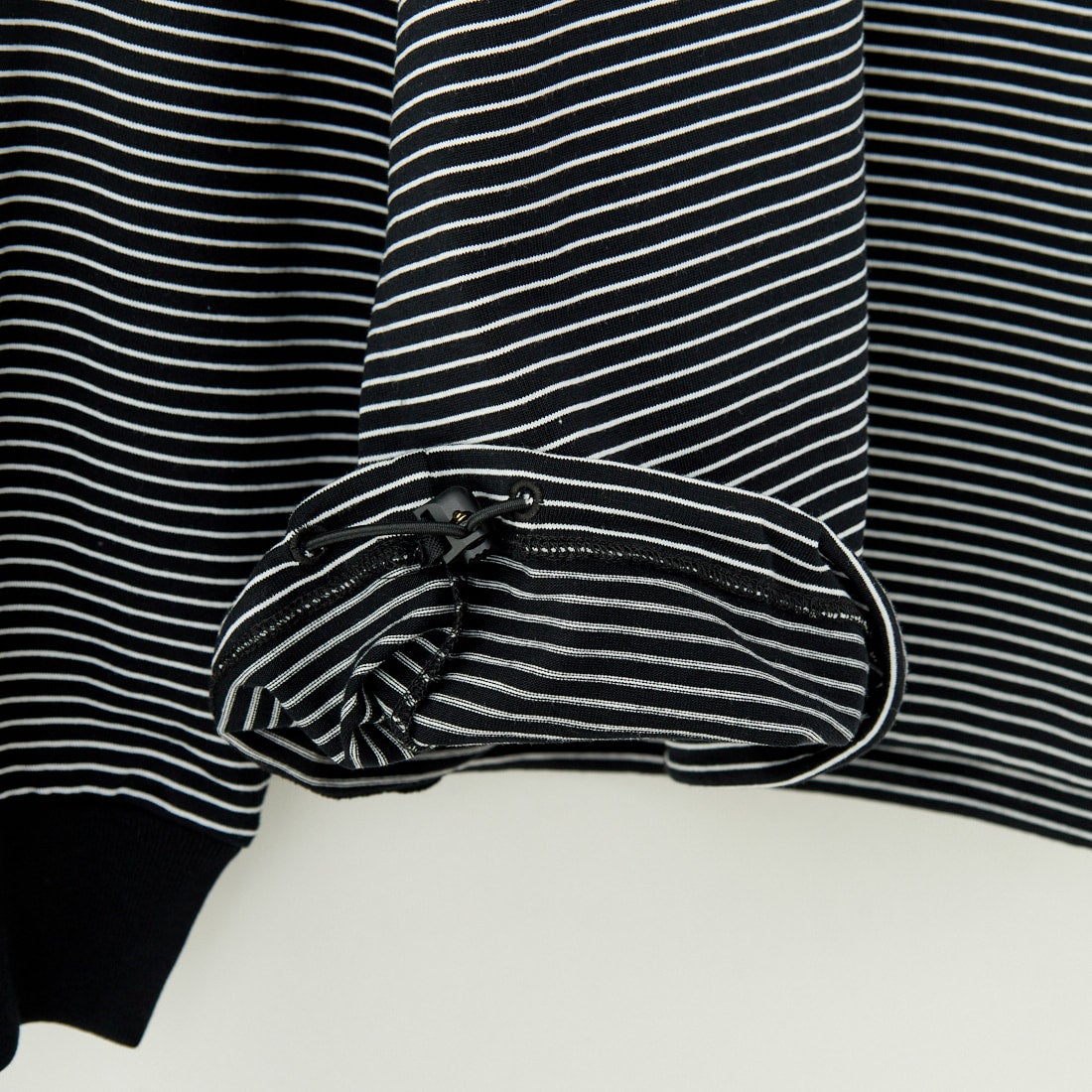 SLICK [スリック] MVS天竺 ロングスリーブドロストボーダーTシャツ [5155849] 700 BLK/WH