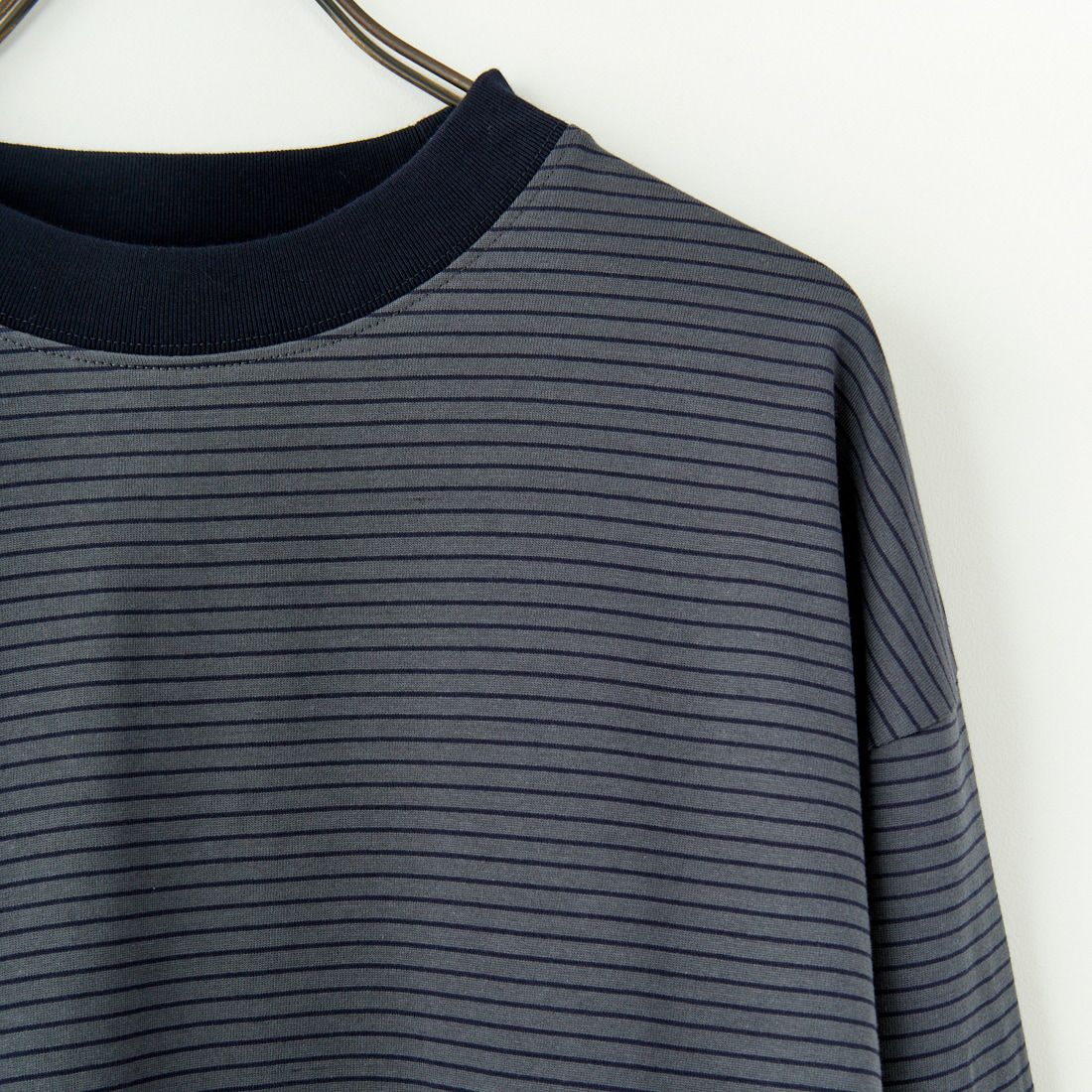 SLICK [スリック] MVS天竺 ロングスリーブドロストボーダーTシャツ