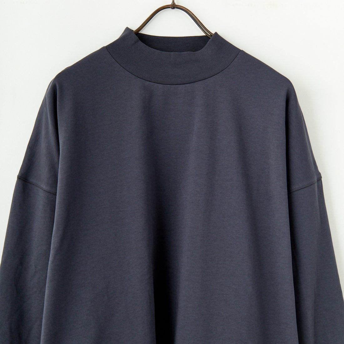 SLICK [スリック] MVS天竺 モックネックドルマンTシャツ [5155901] 720 COAL B