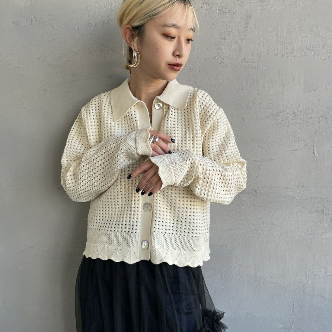 02 OFF&&モデル身長：150cm 着用サイズ：F&&