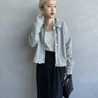 05 L.GRAY&&モデル身長：150cm 着用サイズ：F&&