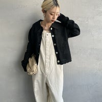 09 BLACK&&モデル身長：150cm 着用サイズ：F&&