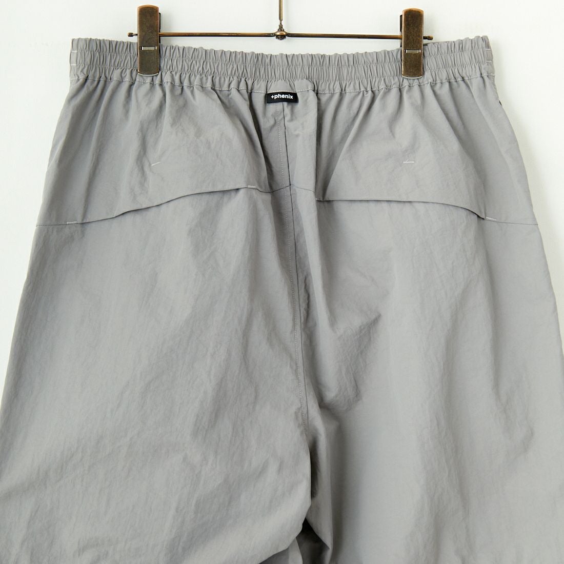 +phenix [プラスフェニックス] 別注 2WAY ナイロンタッサーコンバーチブルパンツ [POB-25007IN-JF] GRAY