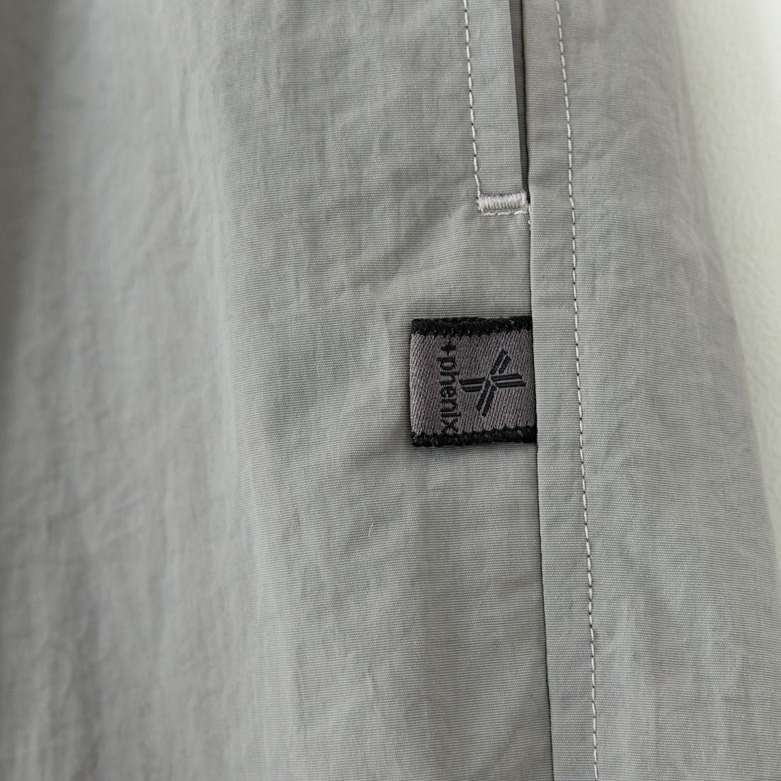 +phenix [プラスフェニックス] 別注 2WAY ナイロンタッサーコンバーチブルパンツ [POB-25007IN-JF] GRAY