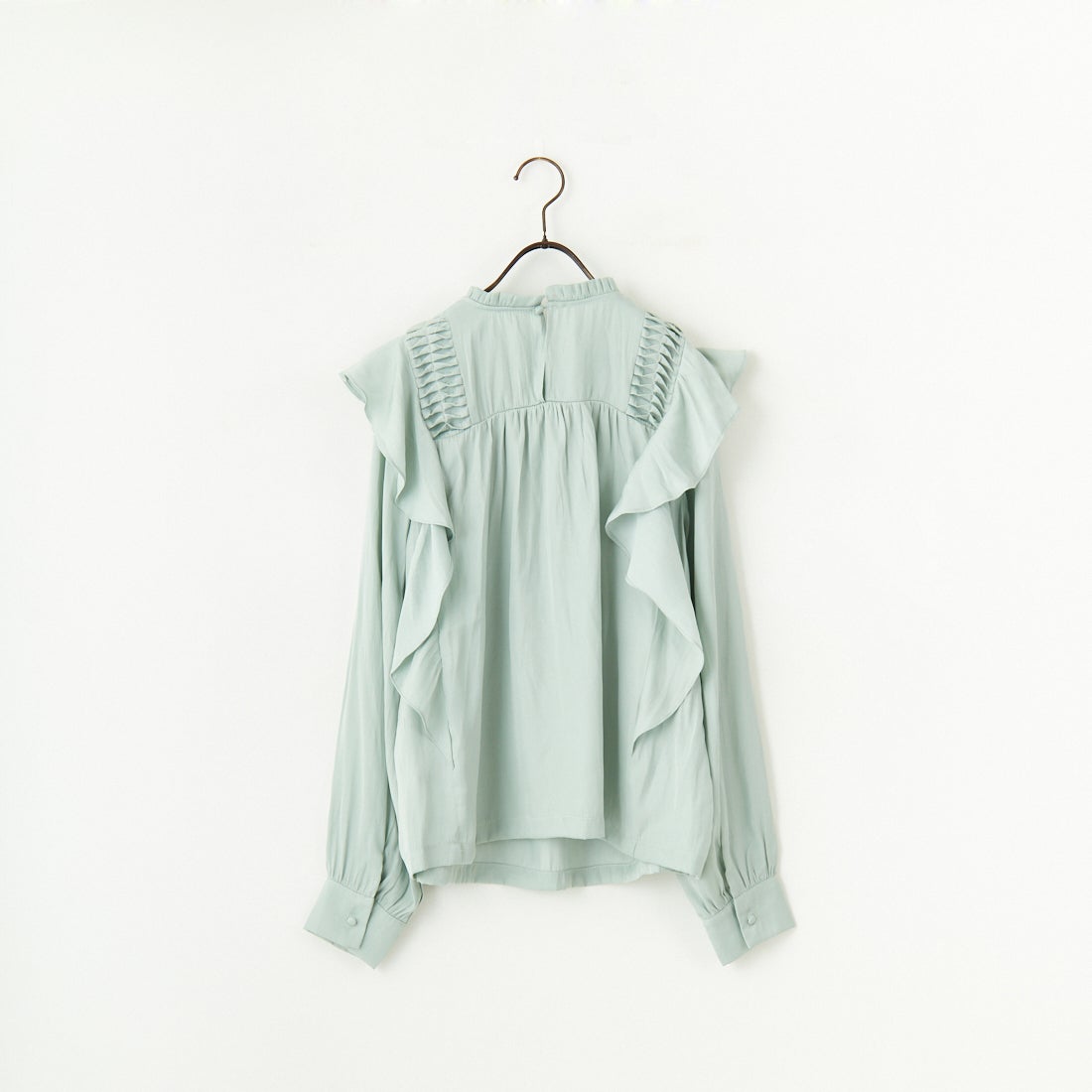 Jf Ready Made [ジェイエフレディメイド] フリルタックブラウス [3010301] 413 ﾐﾝﾄｸﾞﾘ