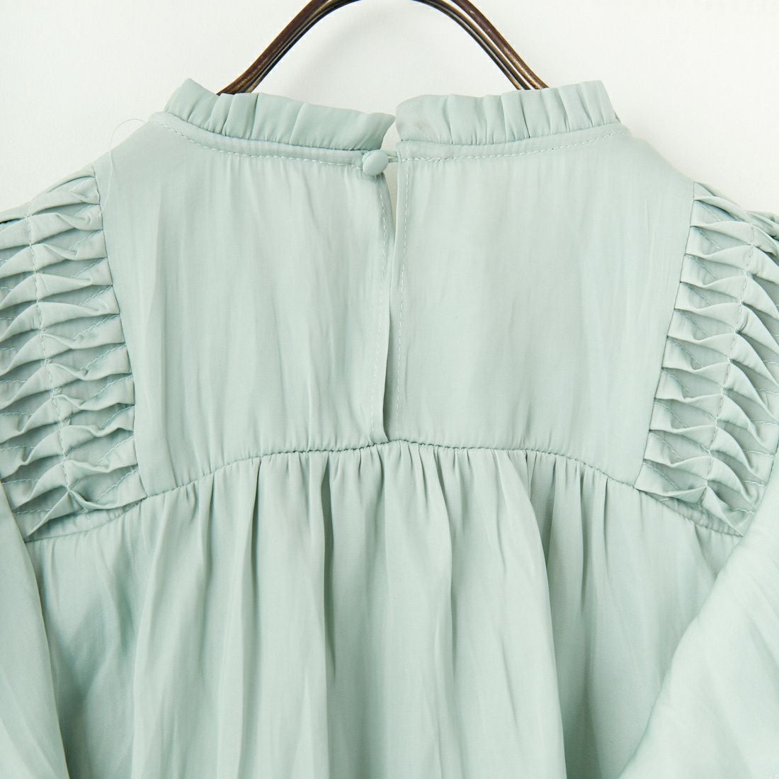 Jf Ready Made [ジェイエフレディメイド] フリルタックブラウス [3010301] 413 ﾐﾝﾄｸﾞﾘ