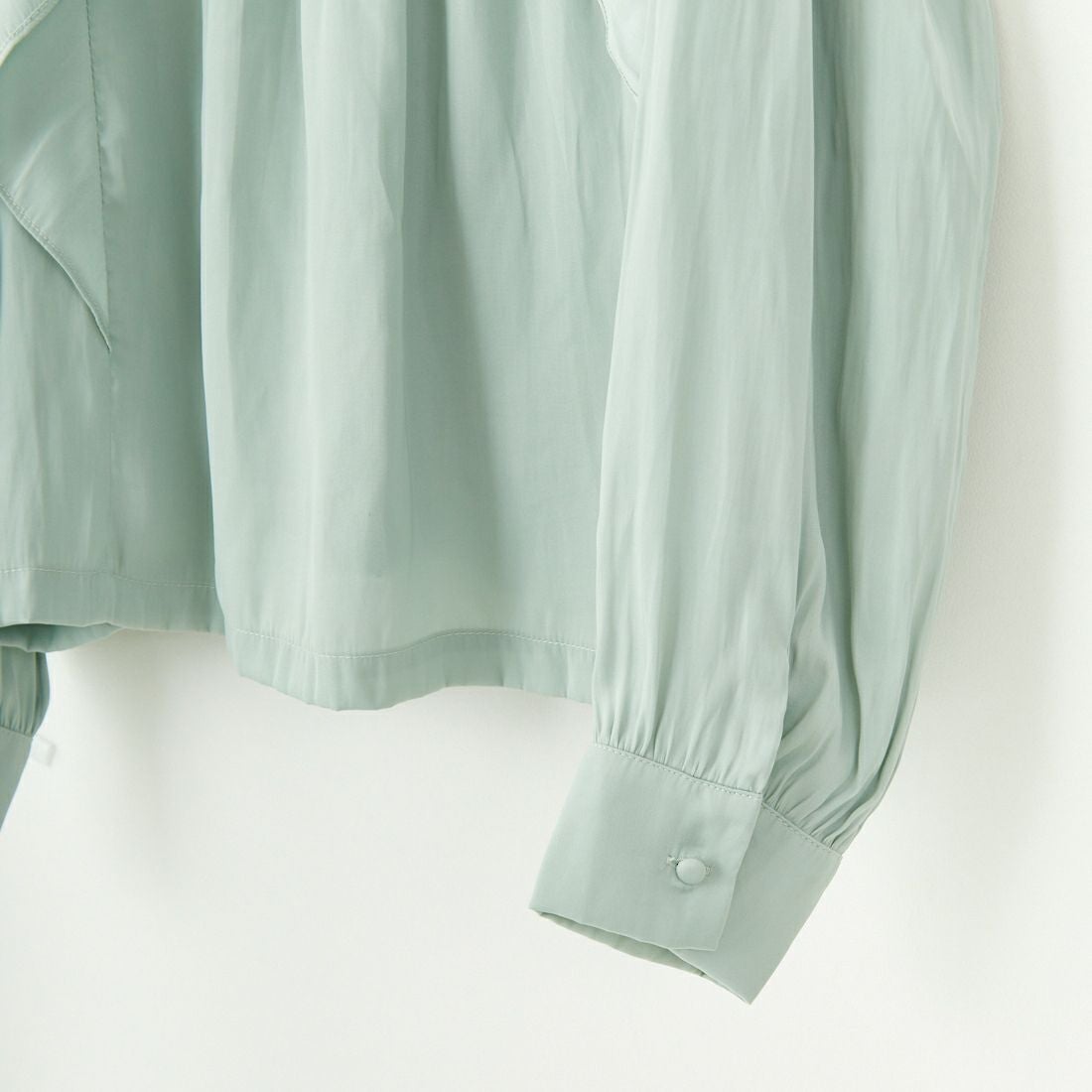 Jf Ready Made [ジェイエフレディメイド] フリルタックブラウス [3010301] 413 ﾐﾝﾄｸﾞﾘ