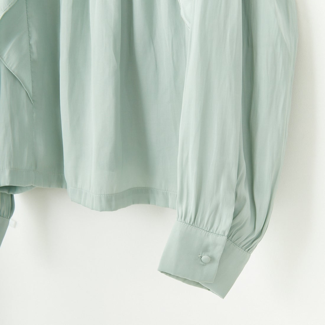 Jf Ready Made [ジェイエフレディメイド] フリルタックブラウス [3010301] 413 ﾐﾝﾄｸﾞﾘ