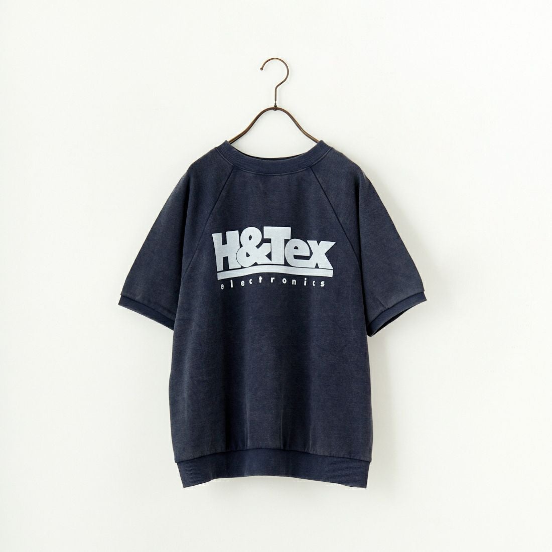 HANDTEX [ハンドテックス] 別注 ロゴプリント ラグランスリーブスウェット [HT7-CST-IN5-JF] ﾈｲﾋﾞｰ