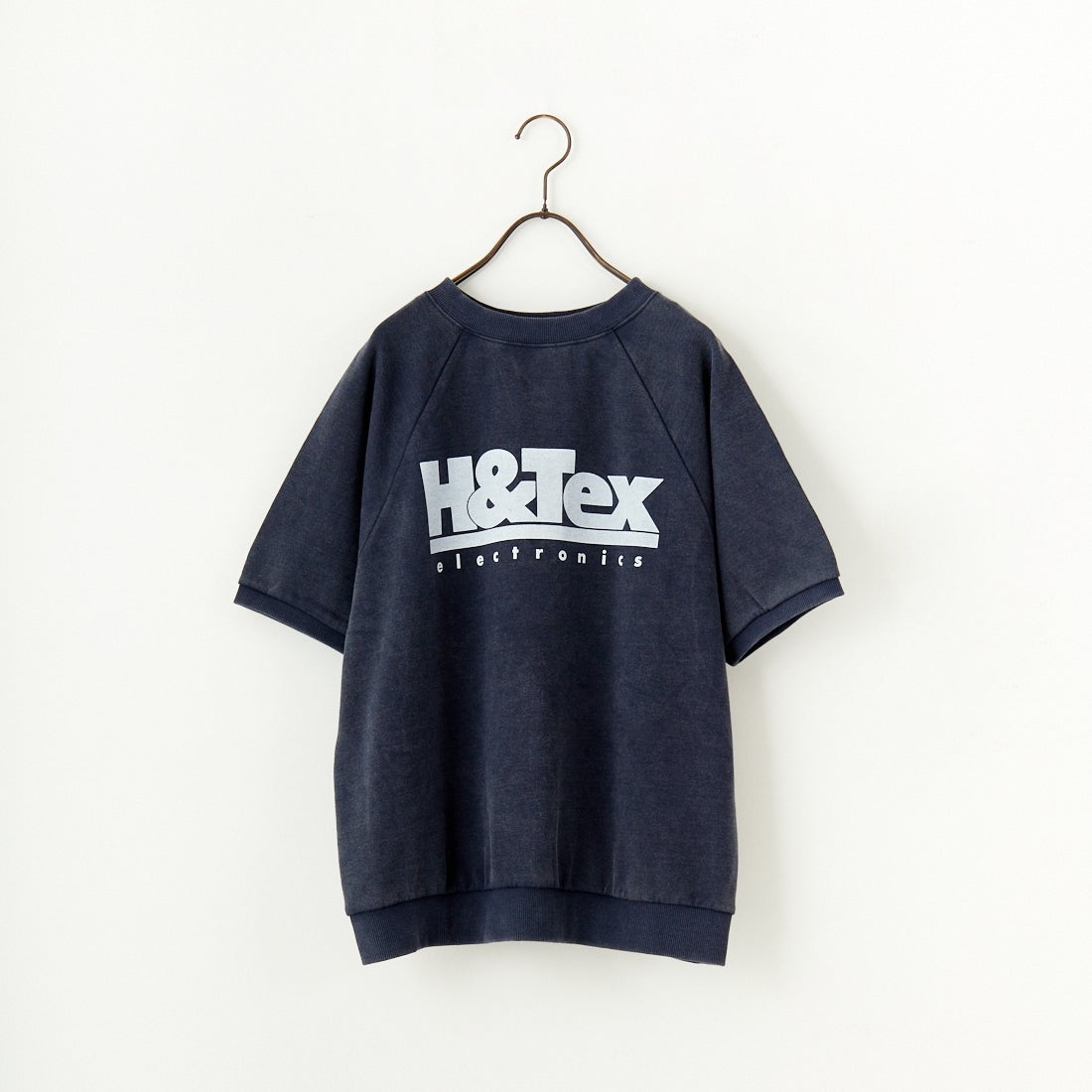HANDTEX [ハンドテックス] 別注 ロゴプリント ラグランスリーブスウェット [HT7-CST-IN5-JF] ﾈｲﾋﾞｰ