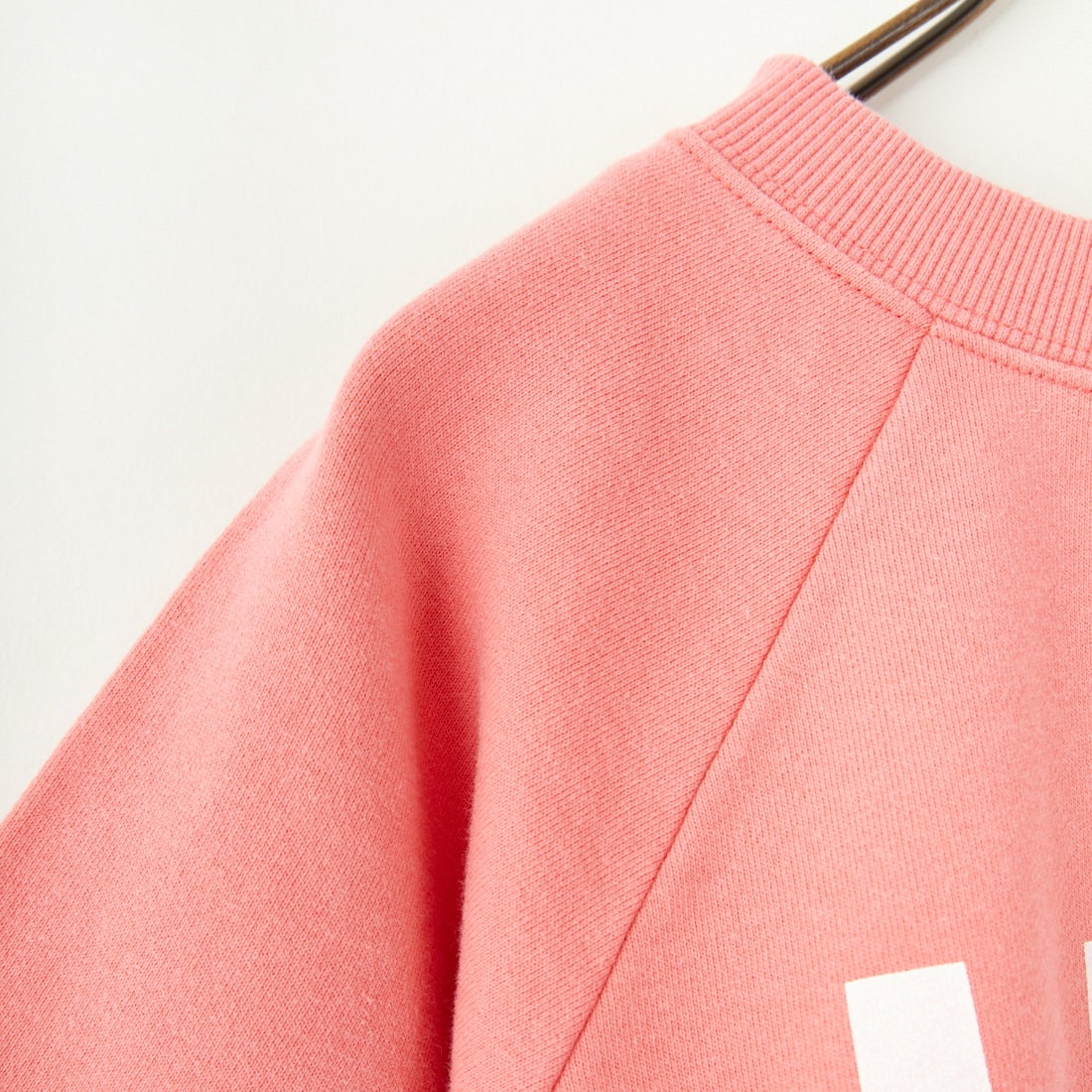 HANDTEX [ハンドテックス] 別注 ロゴプリント ラグランスリーブスウェット [HT7-CST-IN5-JF] ﾋﾟﾝｸ