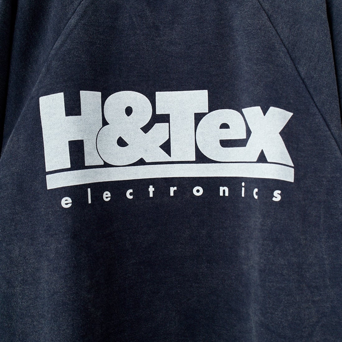 HANDTEX [ハンドテックス] 別注 ロゴプリント ラグランスリーブスウェット [HT7-CST-IN5-JF] ﾈｲﾋﾞｰ