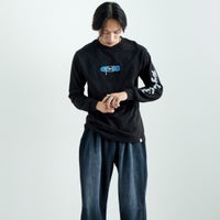 BLACK&&モデル身長：179cm 着用サイズ：M&&