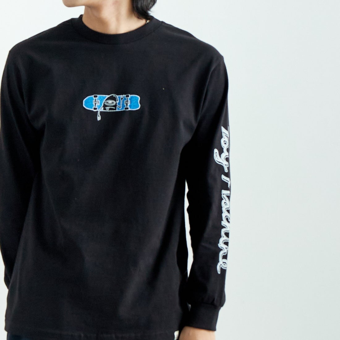 toy machine [トイマシーン] ハローセクト ロングスリーブTシャツ [TMPFLT4] BLACK