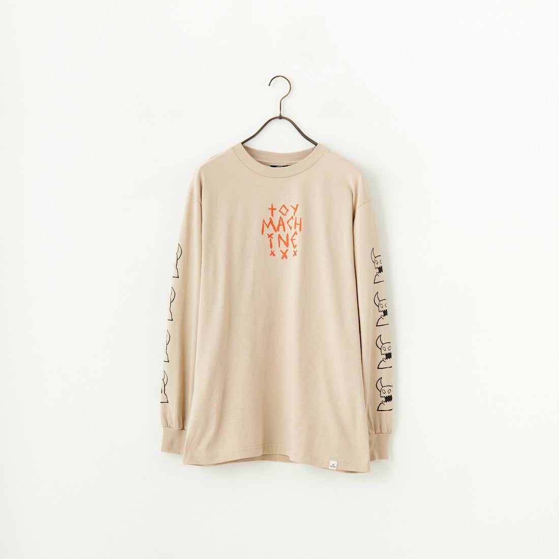 toy machine [トイマシーン] スケッチーモンスター ロングスリーブTシャツ [TMPFLT5] SAND