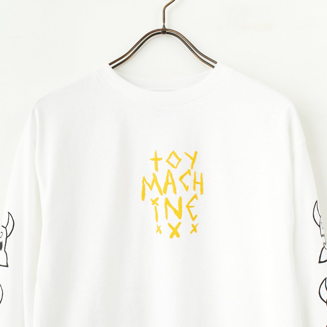 toy machine [トイマシーン] スケッチーモンスター ロングスリーブTシャツ [TMPFLT5] WHITE