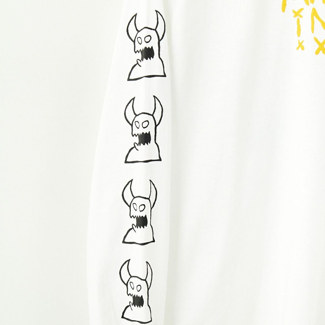 toy machine [トイマシーン] スケッチーモンスター ロングスリーブTシャツ [TMPFLT5] WHITE