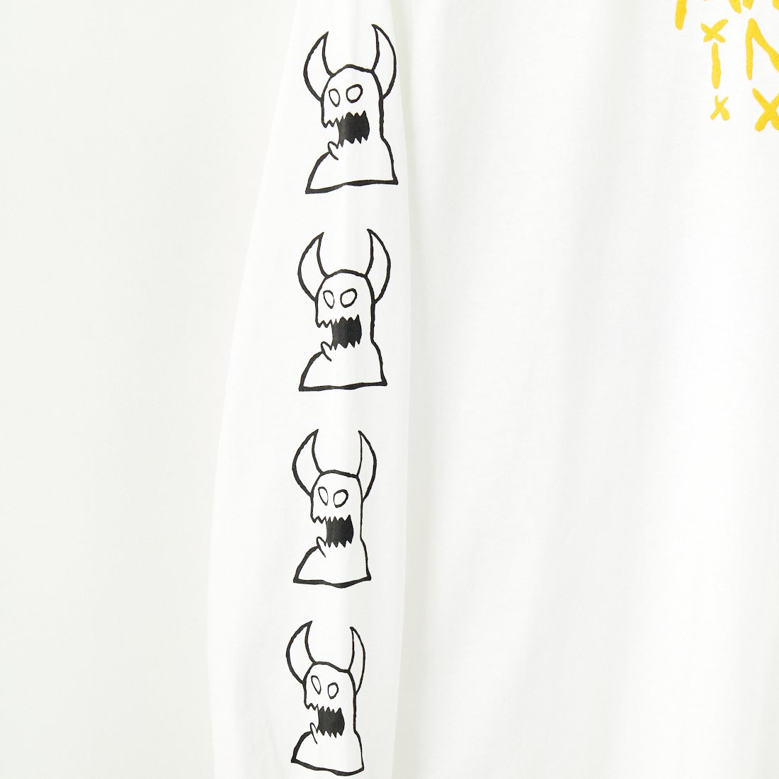 toy machine [トイマシーン] スケッチーモンスター ロングスリーブTシャツ [TMPFLT5] WHITE