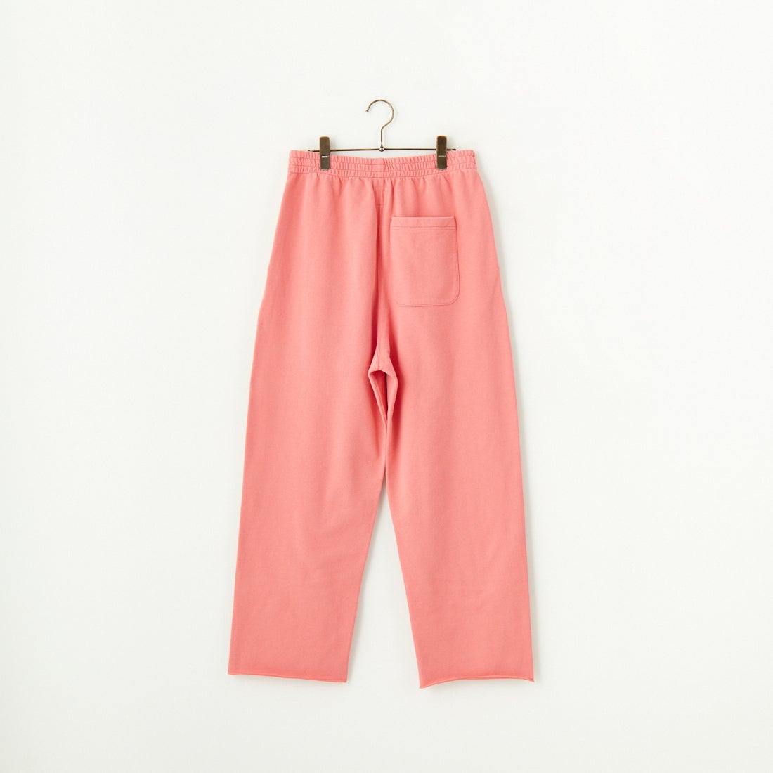 HANDTEX [ハンドテックス] 別注 ワンポイントロゴ ワイドストレートスウェットパンツ [HT1-PT-IN5-JF] ﾋﾟﾝｸ