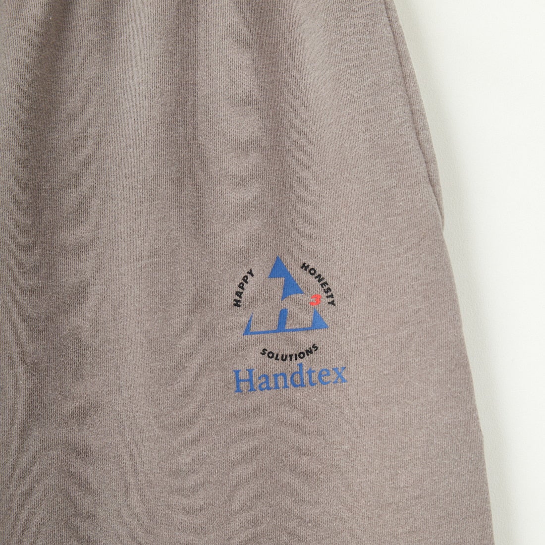 HANDTEX [ハンドテックス] 別注 ワンポイントロゴ ワイドストレートスウェットパンツ [HT1-PT-IN5-JF] ｸﾞﾚｰ