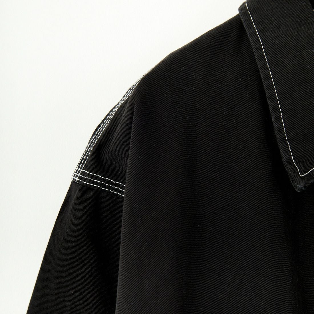 UNIVERSAL OVERALL [ユニバーサルオーバーオール] 別注 配色ステッチカバーオールジャケット [U2512403IN-JF] BLACK
