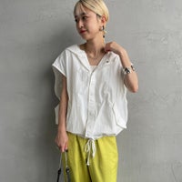 WHITE&&モデル身長：150cm 着用サイズ：M&&