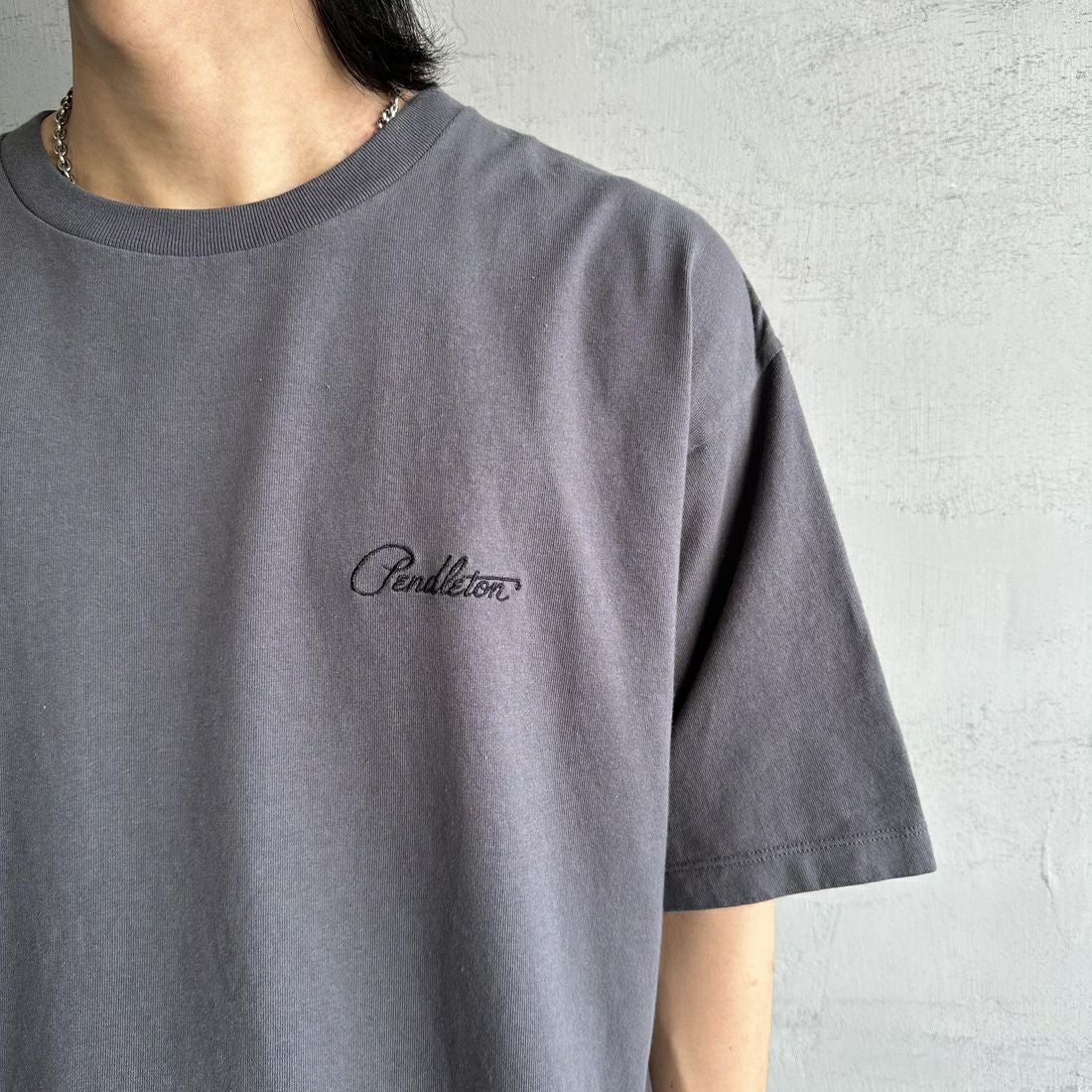 PENDLETON [ペンドルトン] 別注 ピグメント染め ネイティブ柄バックプリントTシャツ [5275-0206-JF] SUMIKURO