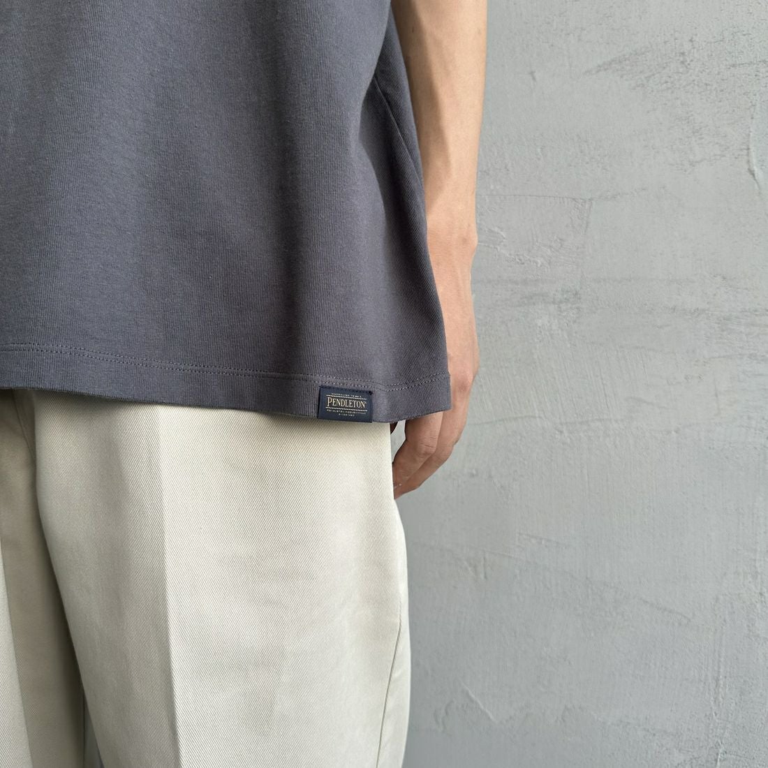 PENDLETON [ペンドルトン] 別注 ピグメント染め ネイティブ柄バックプリントTシャツ [5275-0206-JF] SUMIKURO