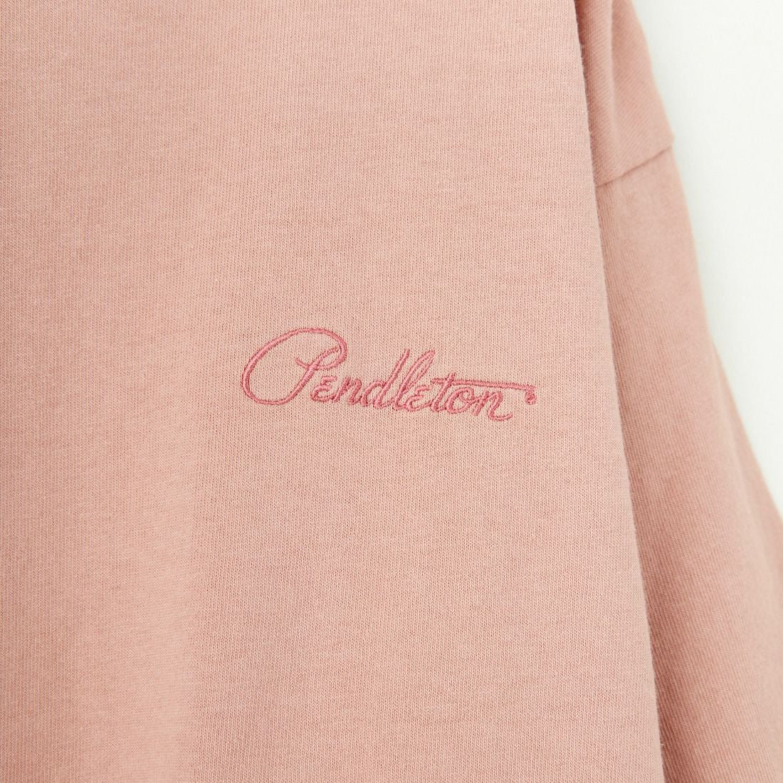 PENDLETON [ペンドルトン] 別注 ピグメント染め ネイティブ柄バックプリントTシャツ [5275-0206-JF] PINK