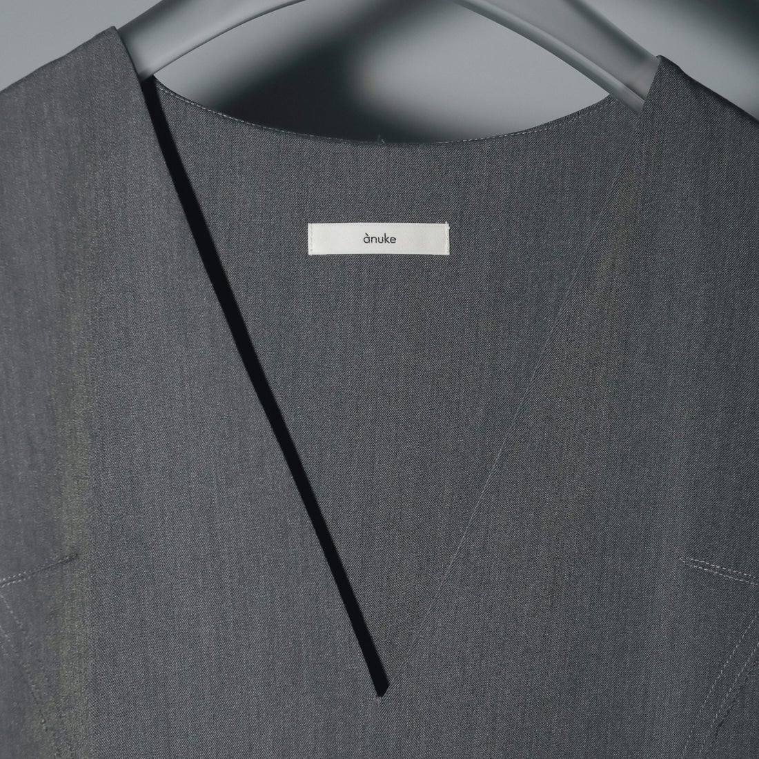 anuke [アンヌーク] カットオフVネックワンピース [62510324] GRY