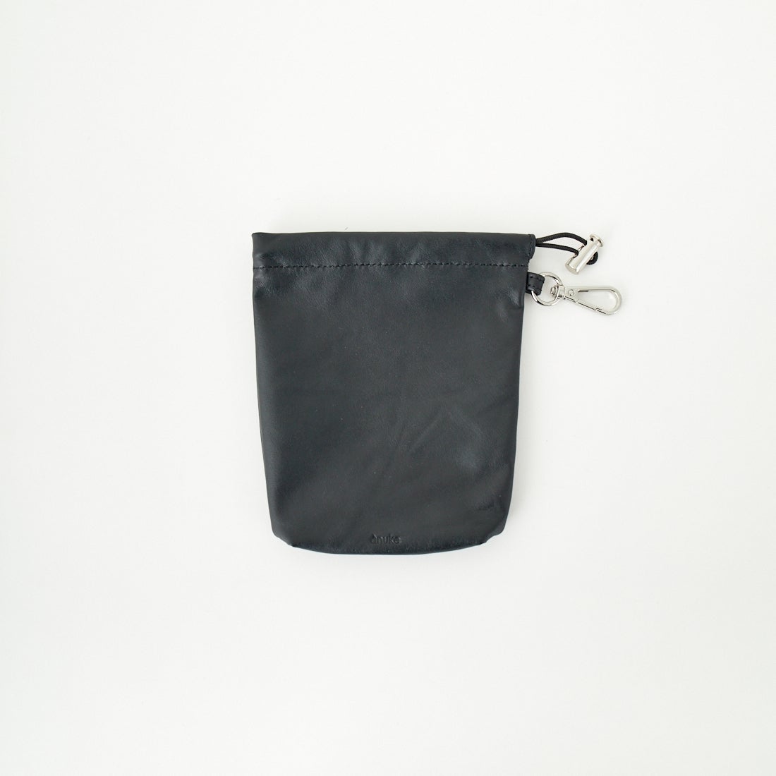 anuke [アンヌーク] レザーミニポーチ [62511010] BLK