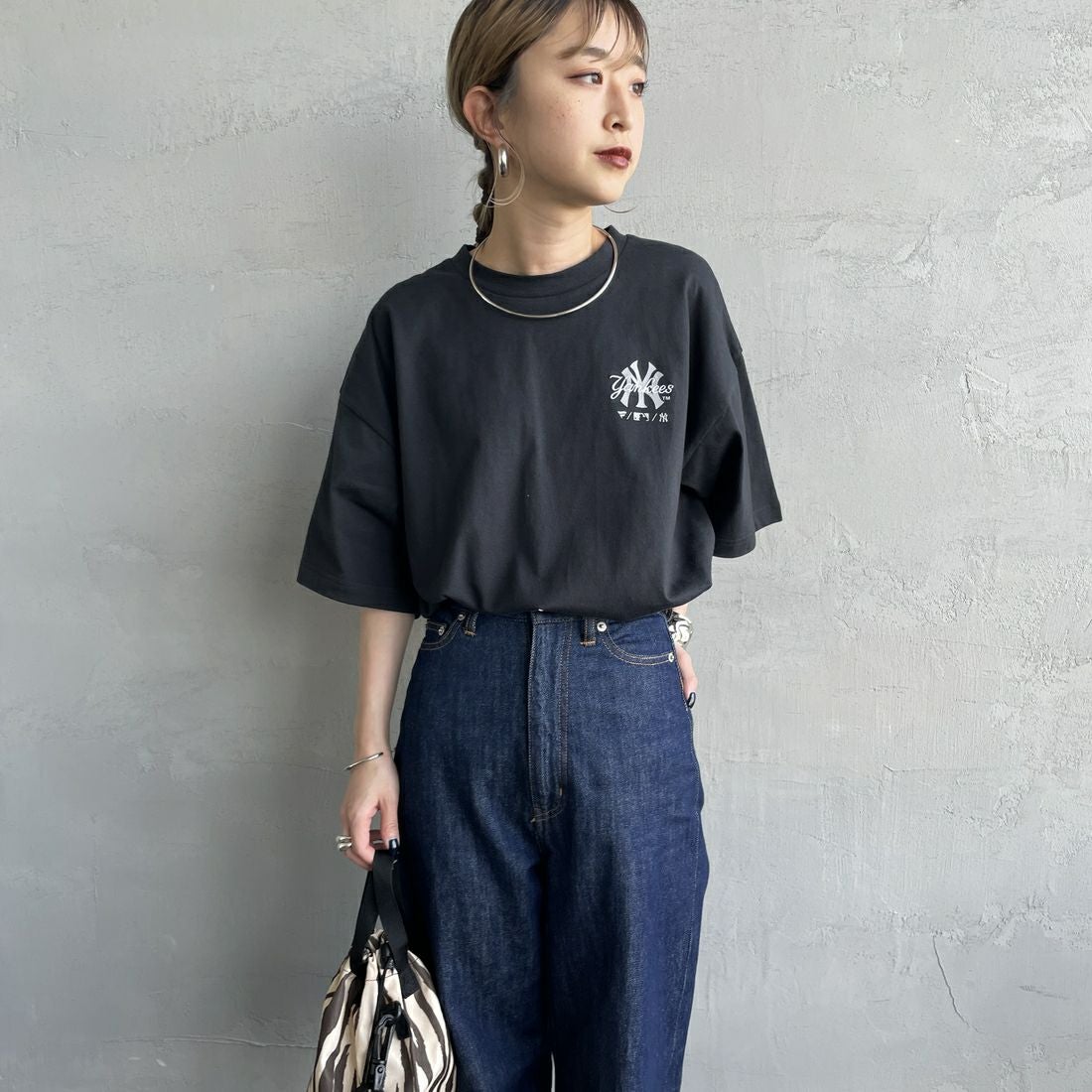 BLACK&&モデル身長：150cm 着用サイズ：S&&