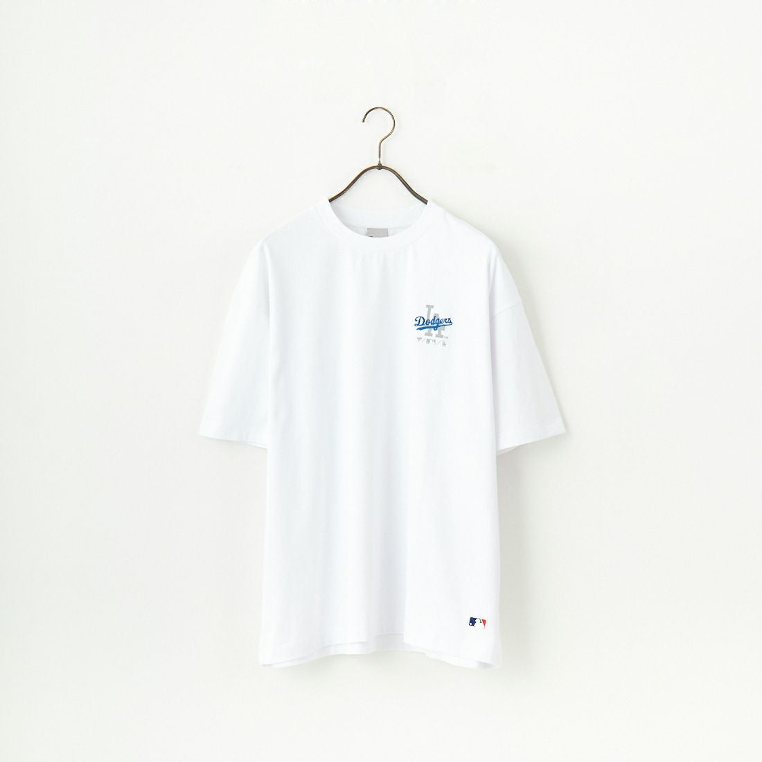 Fanatics [ファナティクス] 別注 MLB ワンポイントロゴ刺繍Tシャツ [ML0124FW0013-1-JF] WHITE