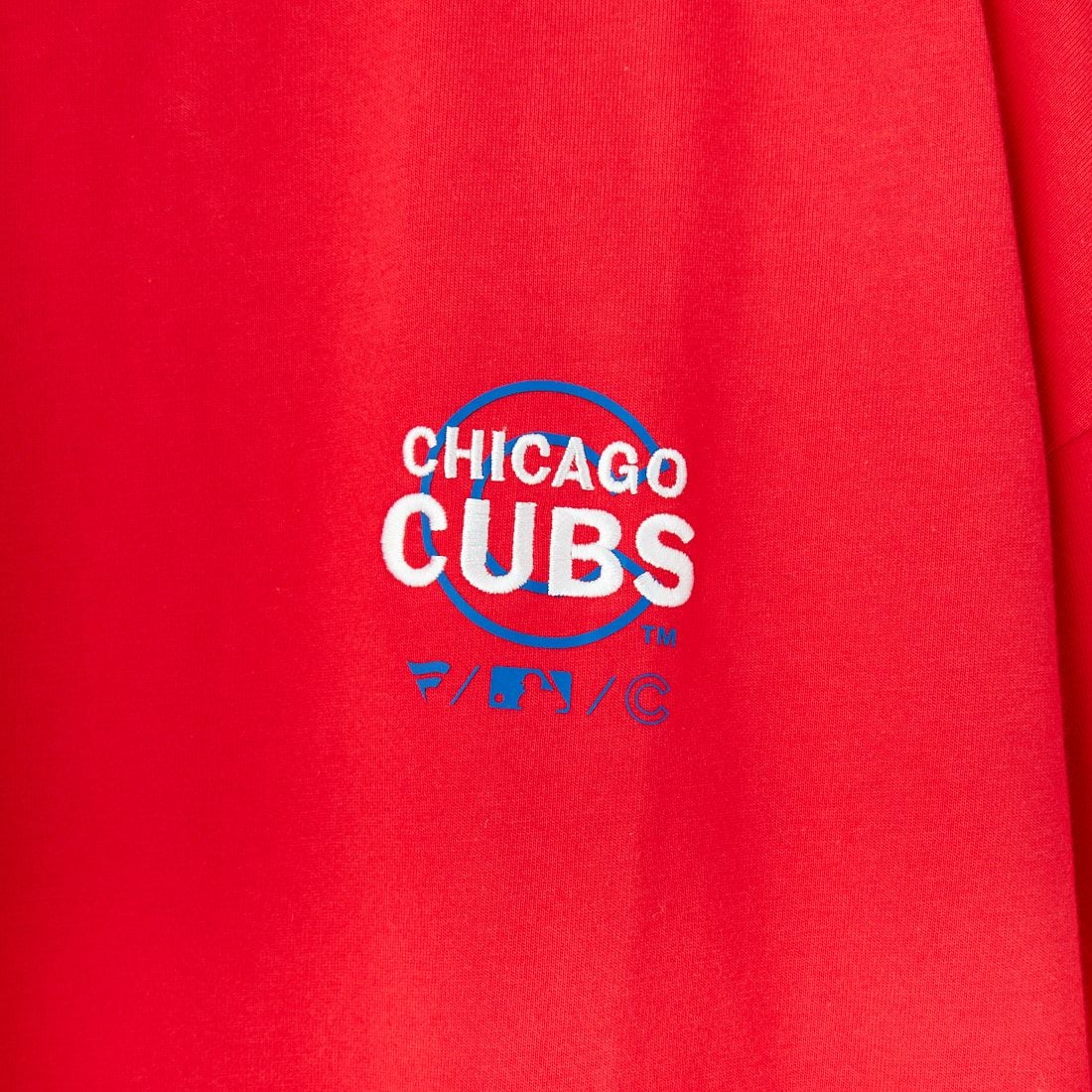 Fanatics [ファナティクス] 別注 MLB ワンポイントロゴ刺繍Tシャツ [ML0124FW0013-1-JF] RED