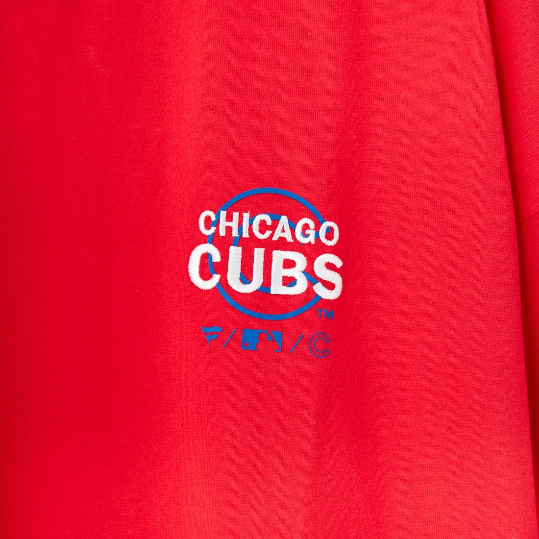 Fanatics [ファナティクス] 別注 MLB ワンポイントロゴ刺繍Tシャツ [ML0124FW0013-1-JF] RED