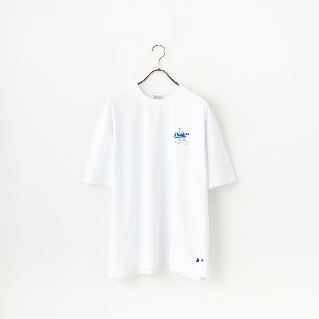 Fanatics [ファナティクス] 別注 MLB ワンポイントロゴ刺繍Tシャツ [ML0124FW0013-1-JF] WHITE