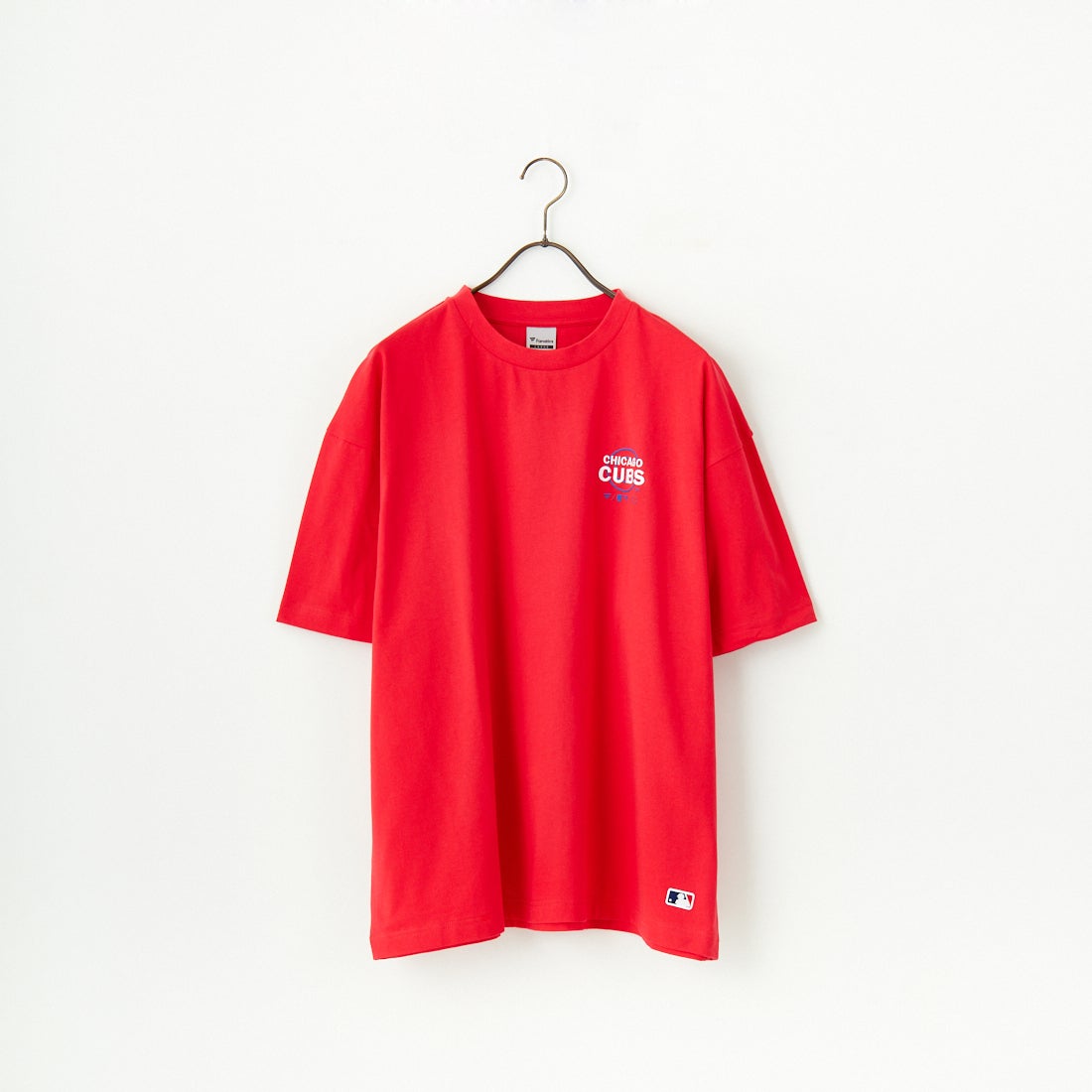 Fanatics [ファナティクス] 別注 MLB ワンポイントロゴ刺繍Tシャツ [ML0124FW0013-1-JF] RED