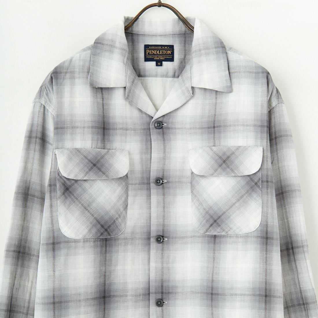 PENDLETON [ペンドルトン] オープンカラーシャツ [5175-9000] 76 GRAY/WH